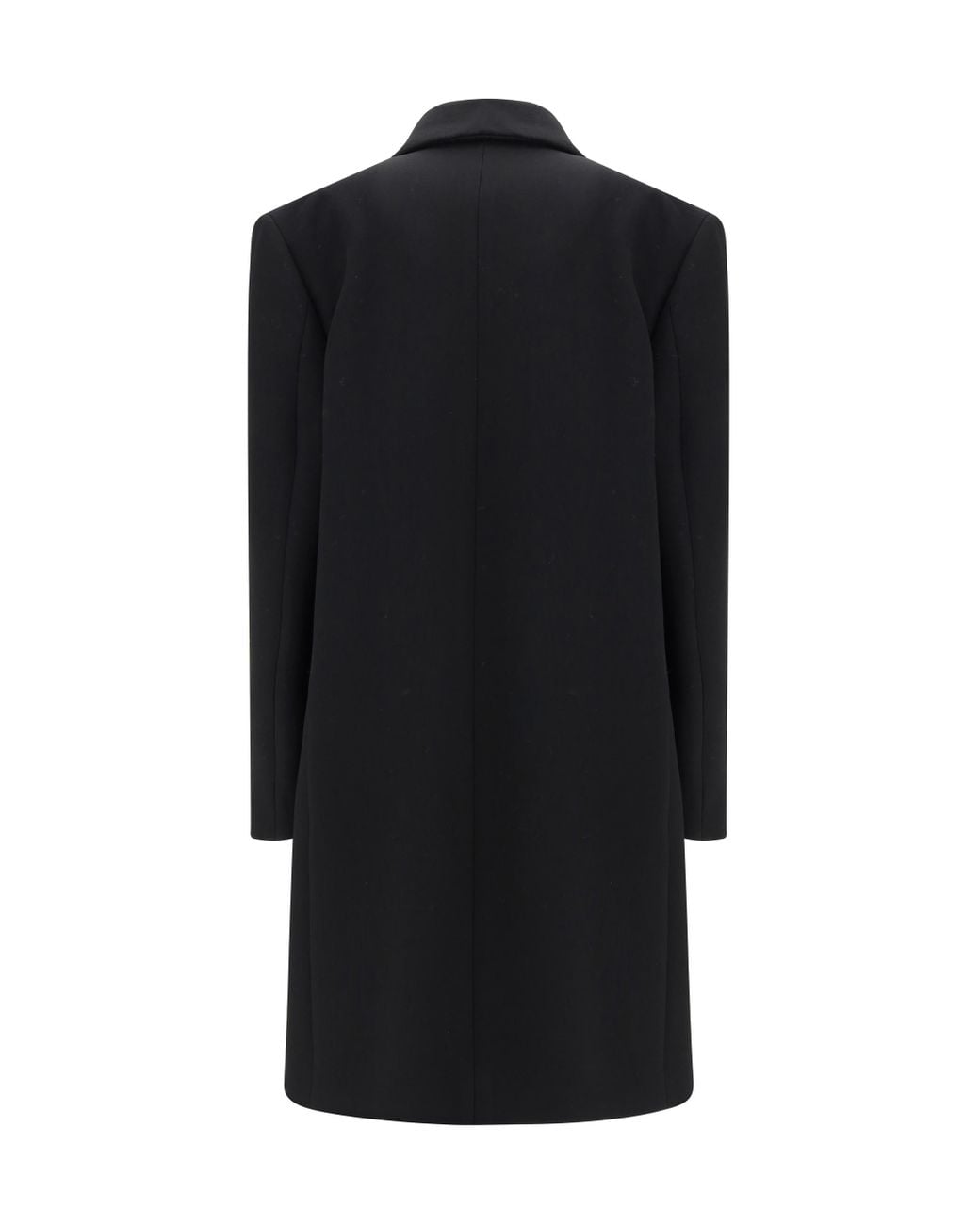 The Row Black Fedra Shawl-Lapel Coat