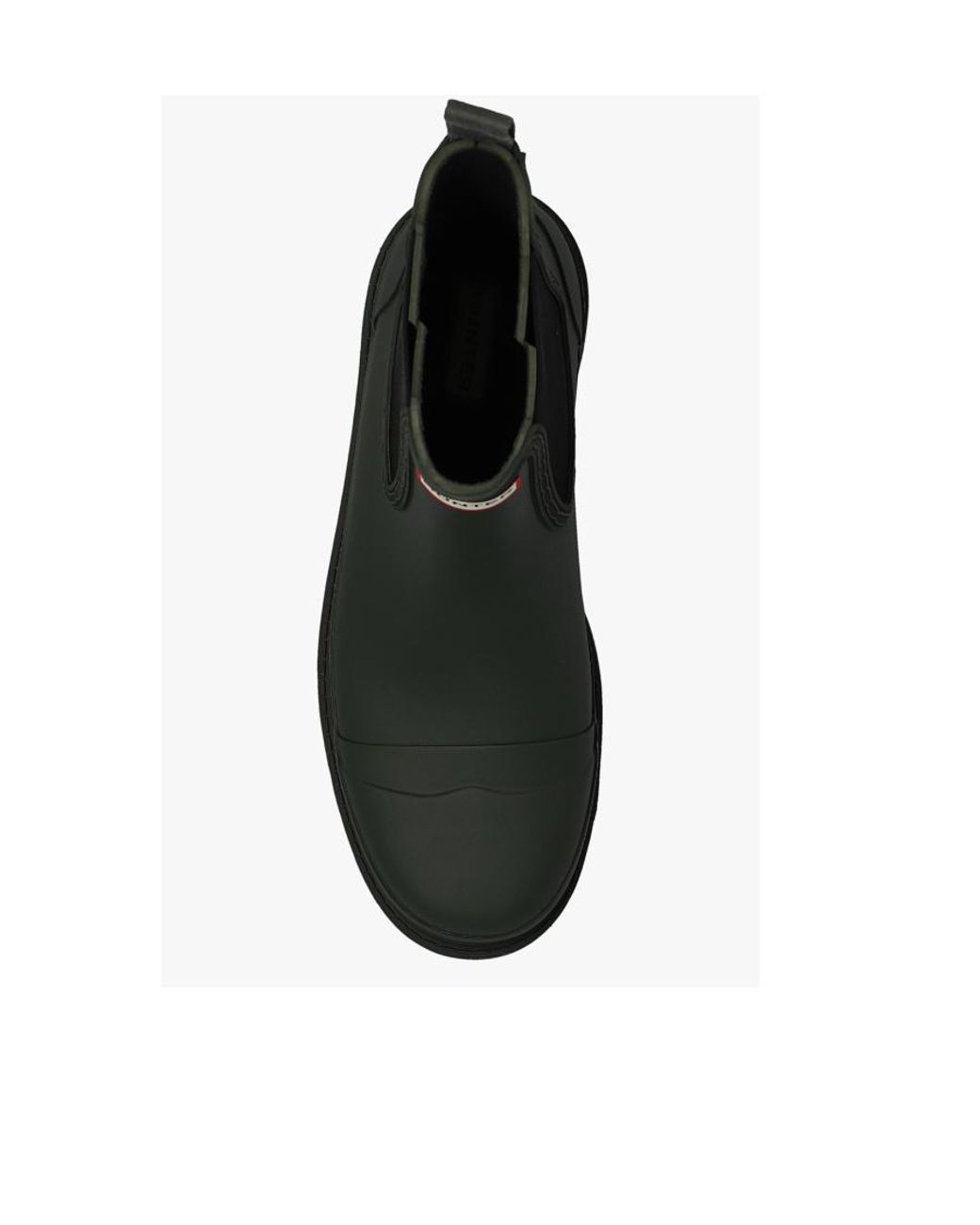 Hunter Black Logo Short Boots