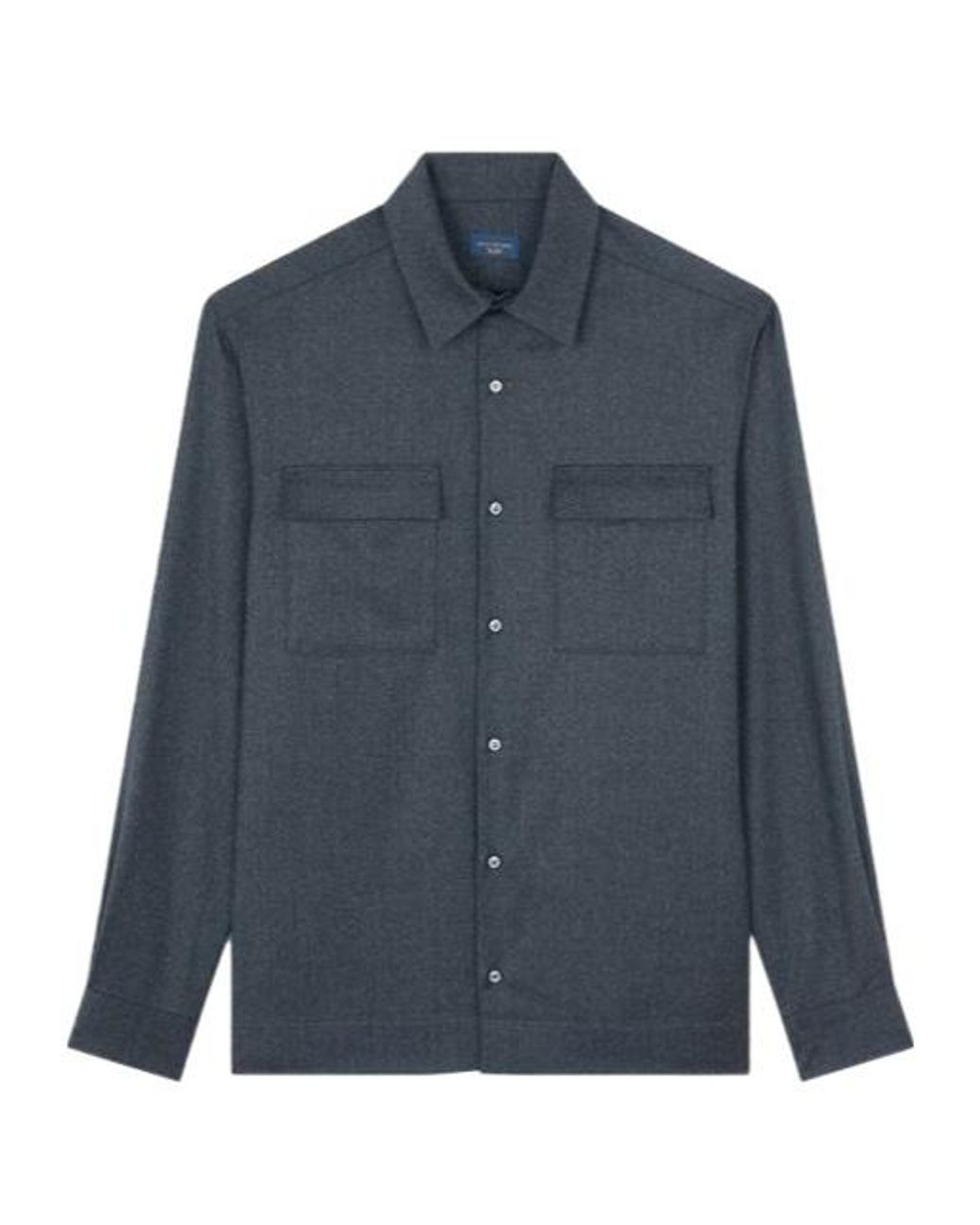 Paul & Shark Blue Long-Sleeved Shirt for men