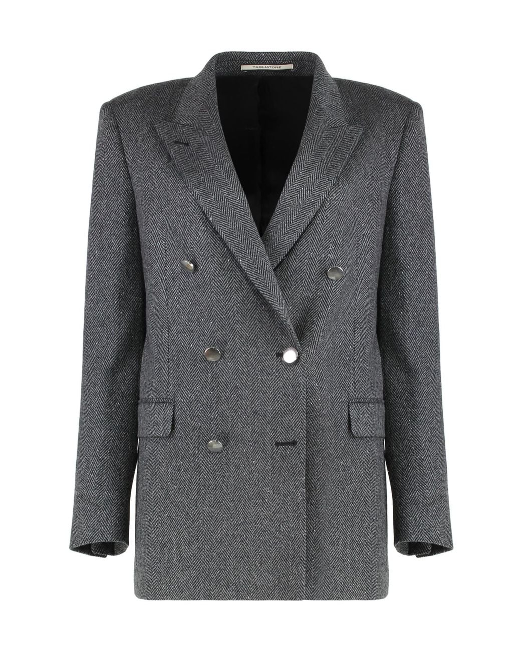 Tagliatore Black Jasmine Houndstooth Jacket