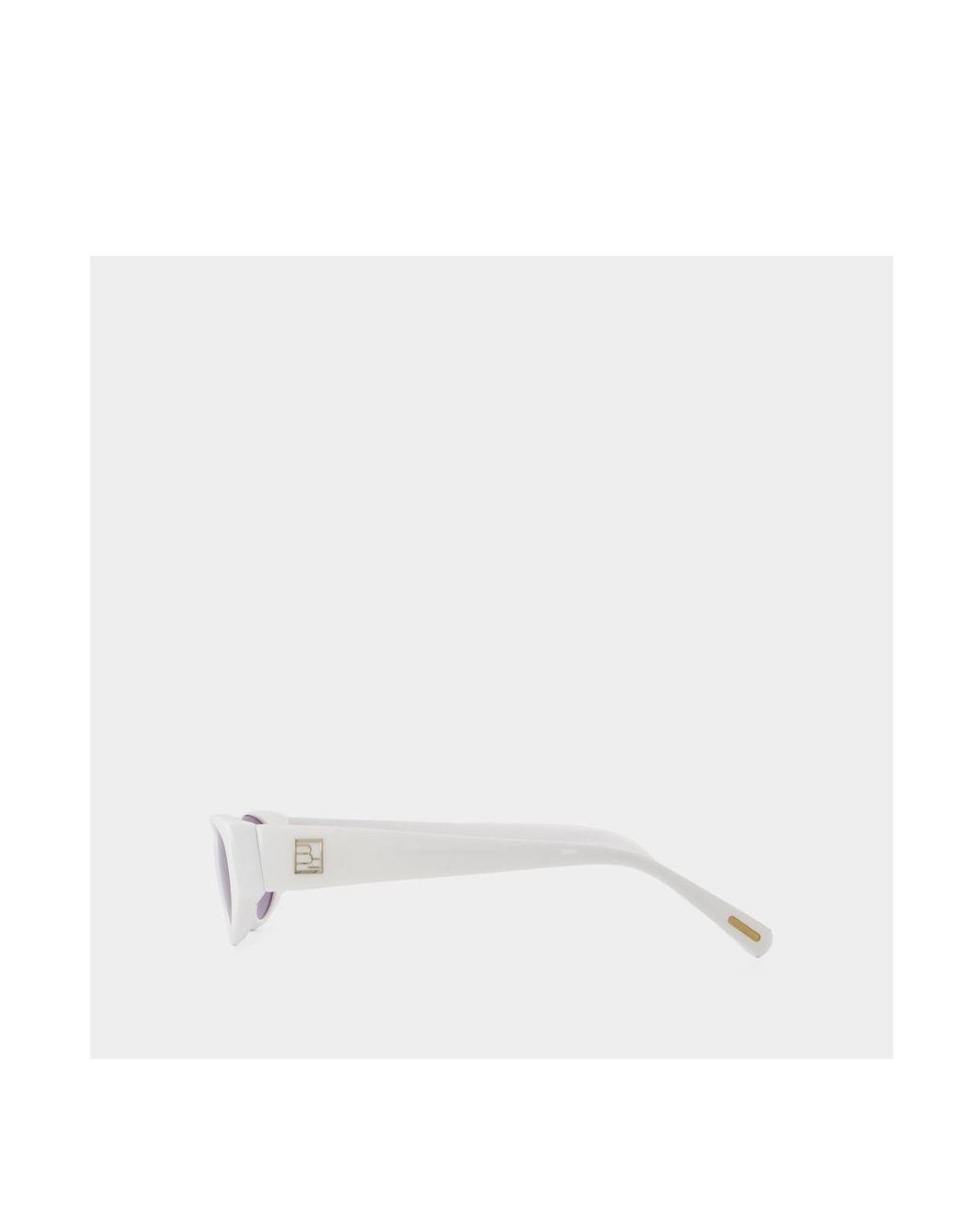 By Far Purple Logo Sunglasses