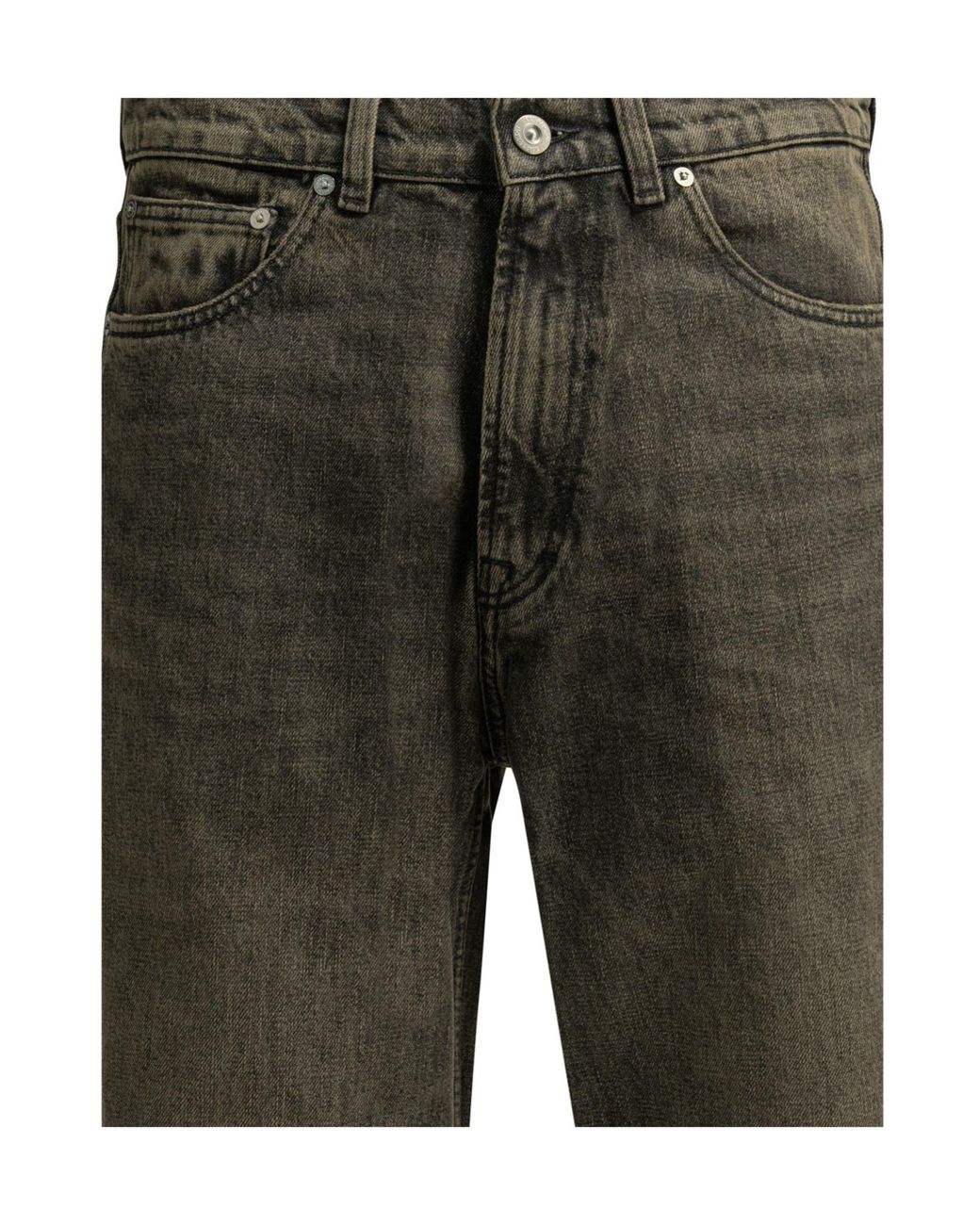 Our Legacy Green Third Cut Straight-Leg Jeans for men