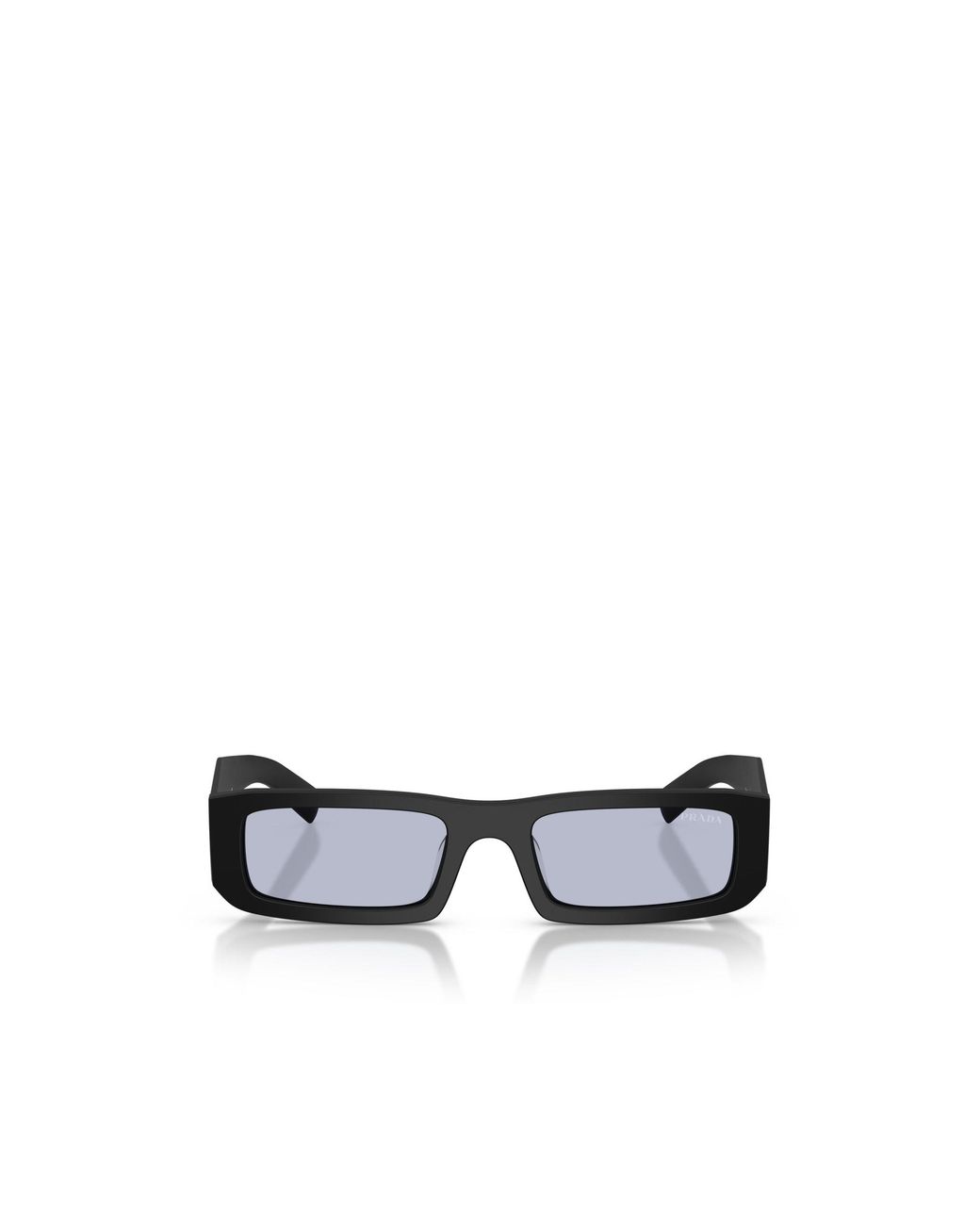 Prada White Eyewear Rectangle Frame Sunglasses for men