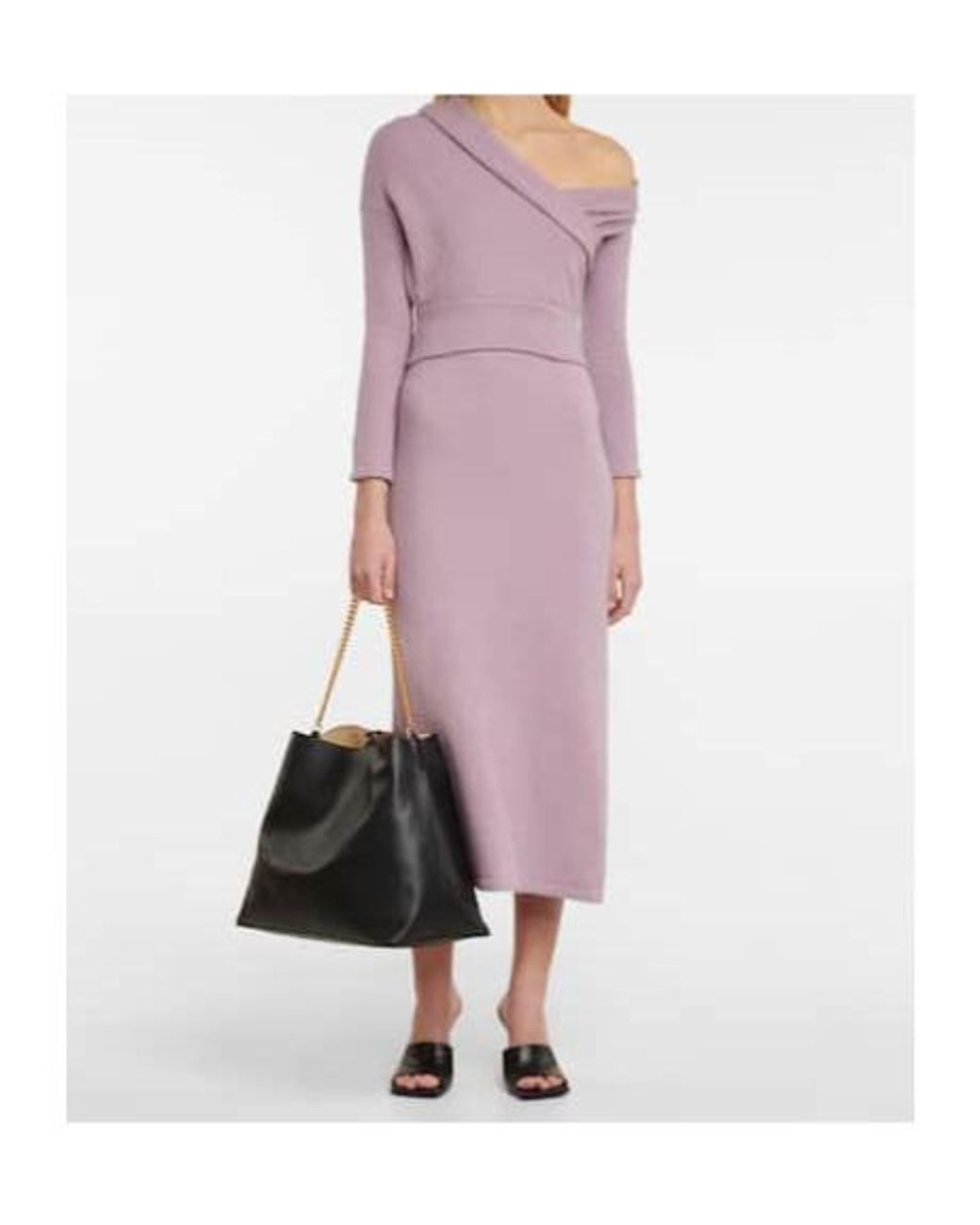 Altuzarra Pink Malia Cotton-Blend Midi Skirt