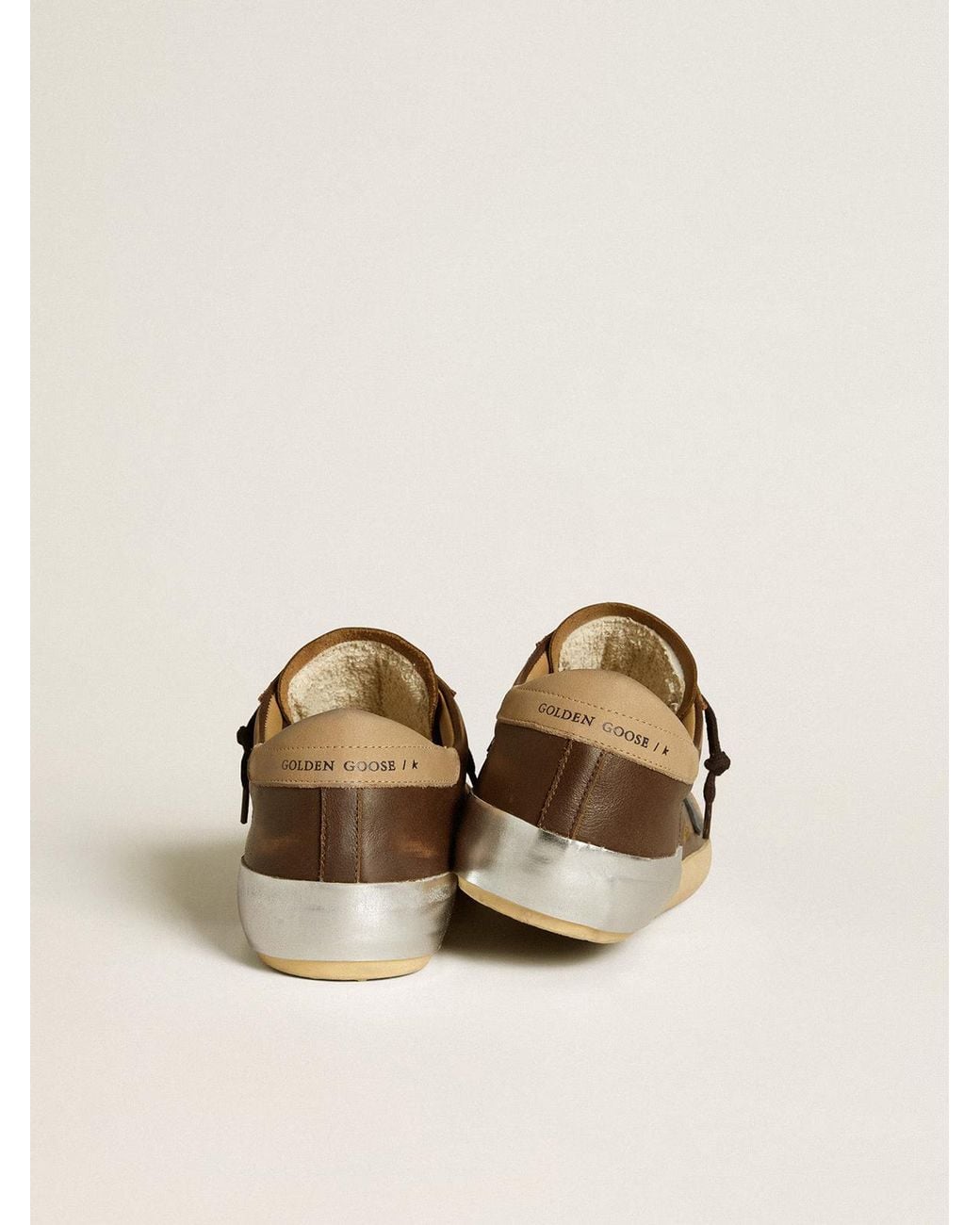 Golden Goose Deluxe Brand Brown Super-Star for men