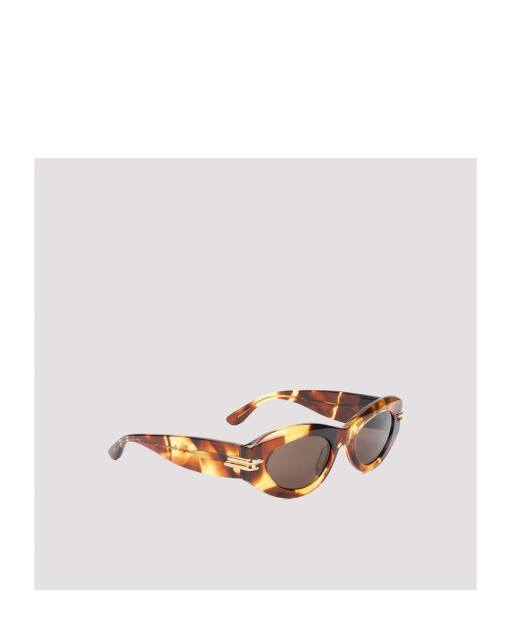 Bottega Veneta Multicolor Mitre Oval Sunglasses