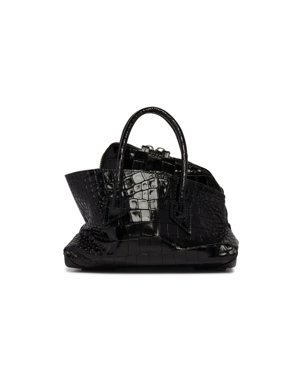 The Attico Black The La Passeggiata Mini Top Handle Bag