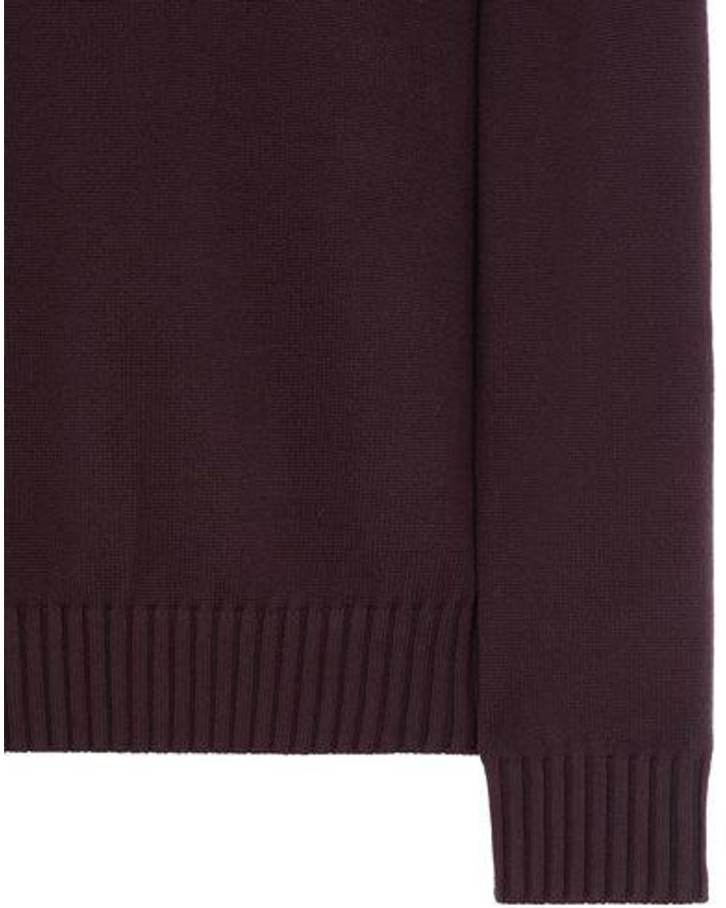Stone Island Purple Compass-Patch Waffle-Knit Jumper for men
