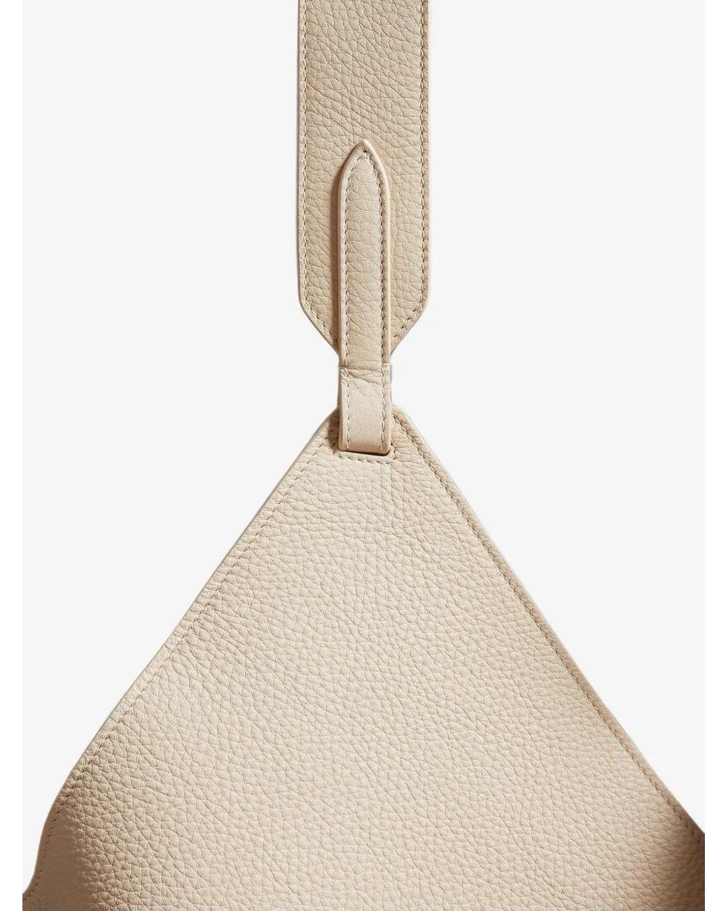 Khaite Natural Medium Lotus Shoulder Bag