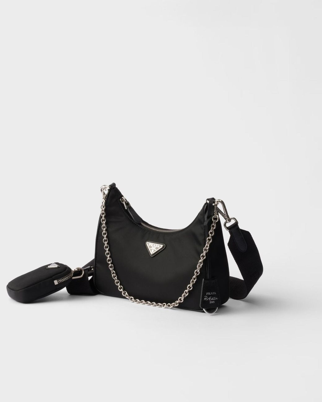 Prada Black Re-Edition 2005 Re-Nylon Bag