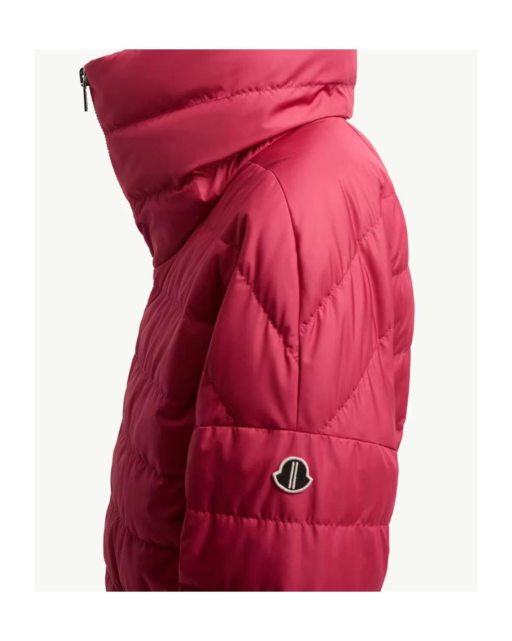 Moncler Red Moncler Rick Owens Cropped Down Jacket