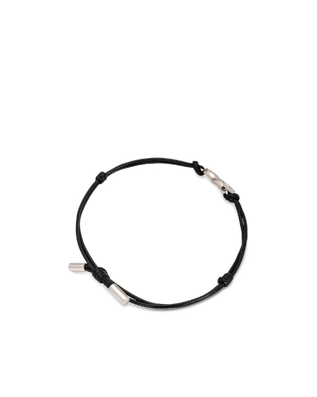 Dolce & Gabbana Metallic Dg Logo Bracelet for men