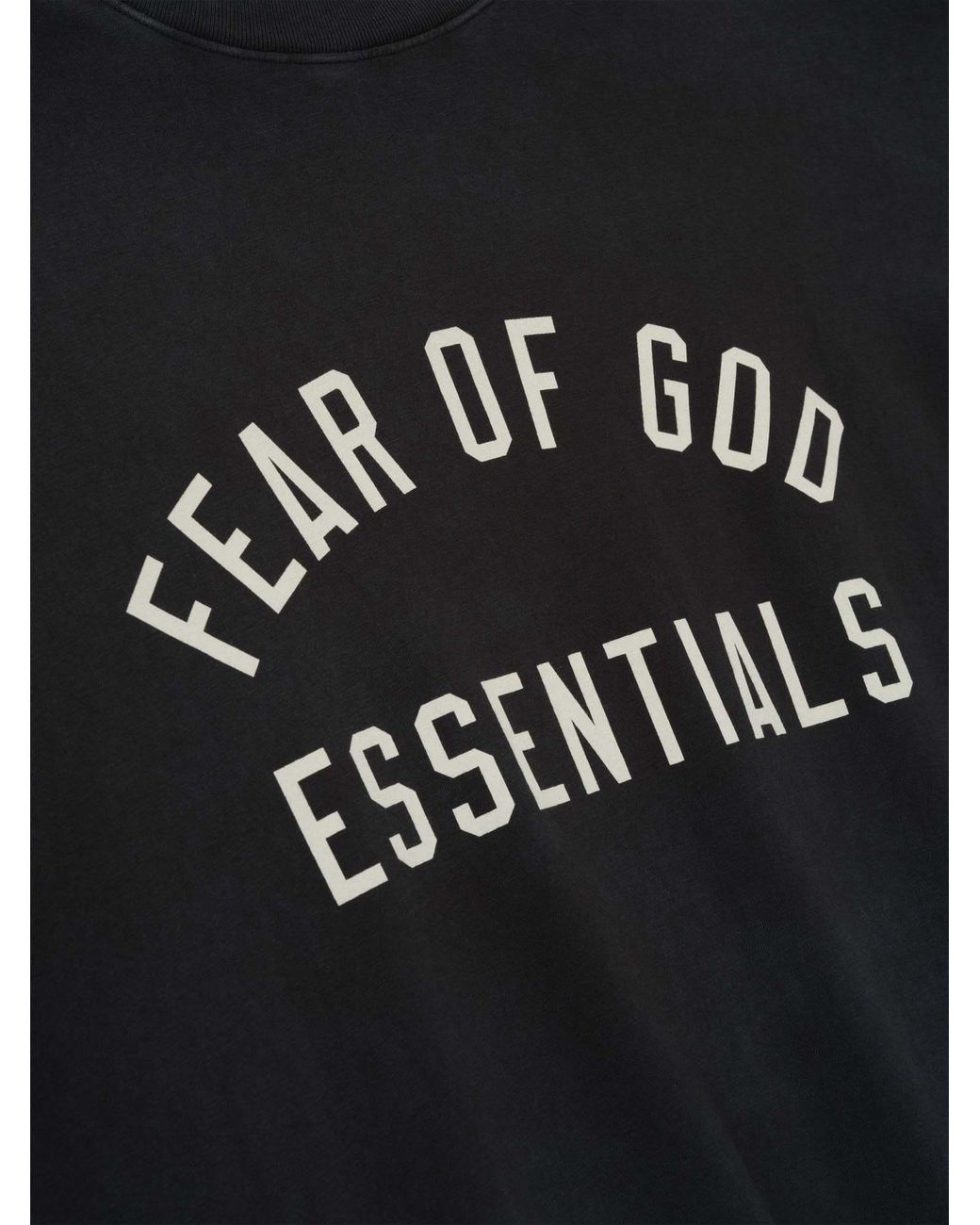 Fear Of God Black Short-Sleeved T-Shirt for men