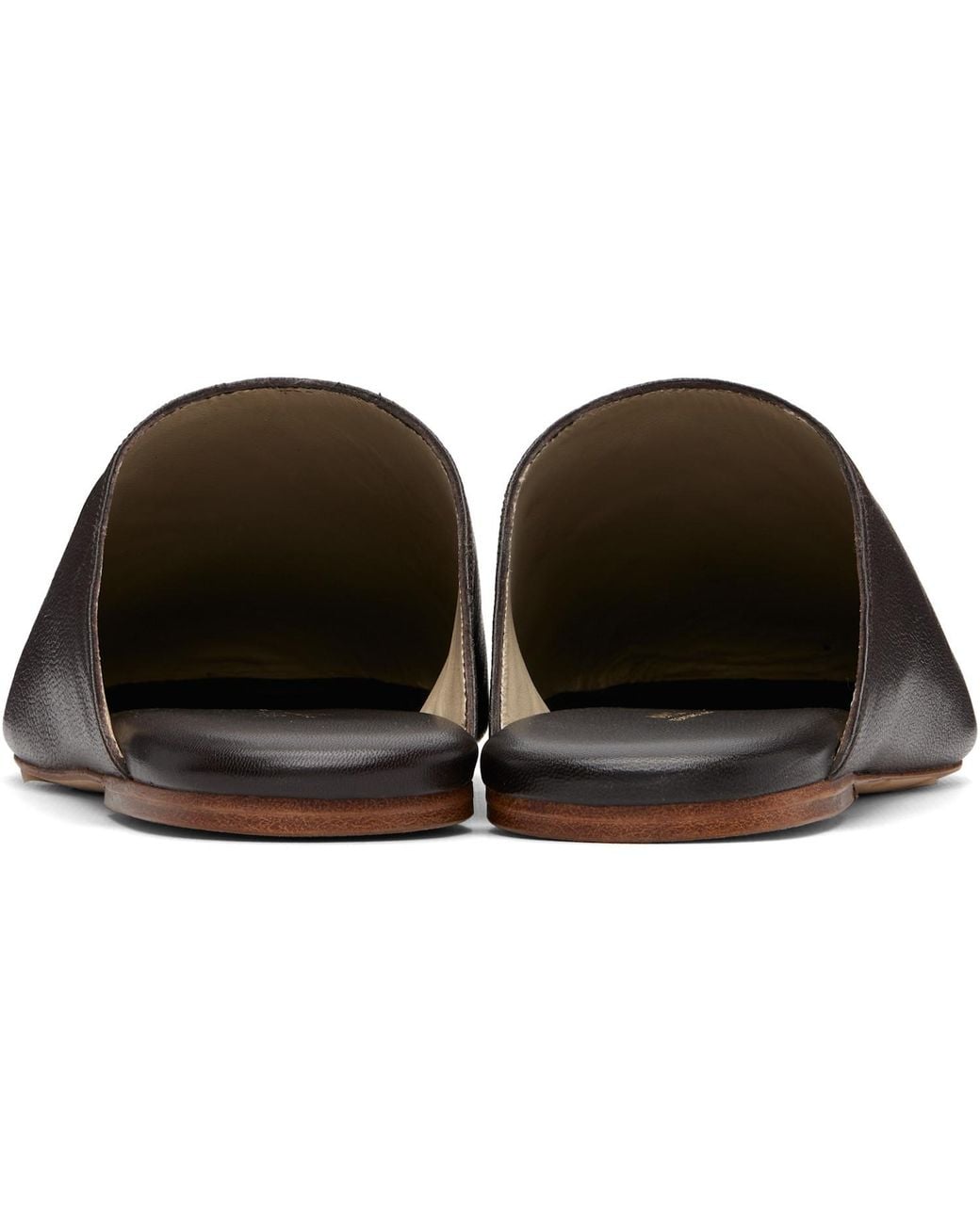 A.P.C. Brown Les Mules Slippers