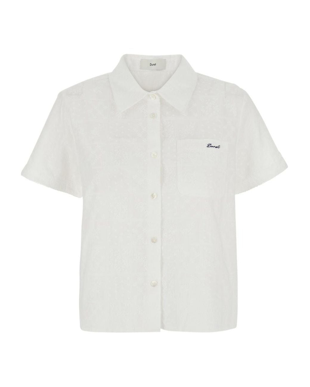 DUNST White Short Sleeve Shirt