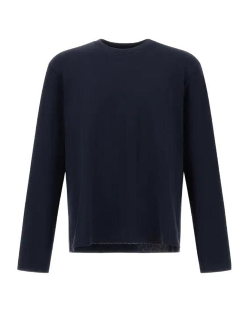 Herno Blue Long-Sleeve T-Shirt for men
