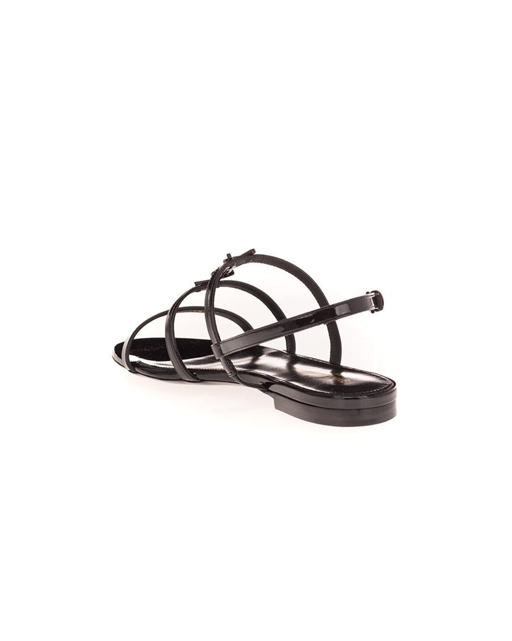 Saint Laurent Multicolor Cassandra Monogram Sandals