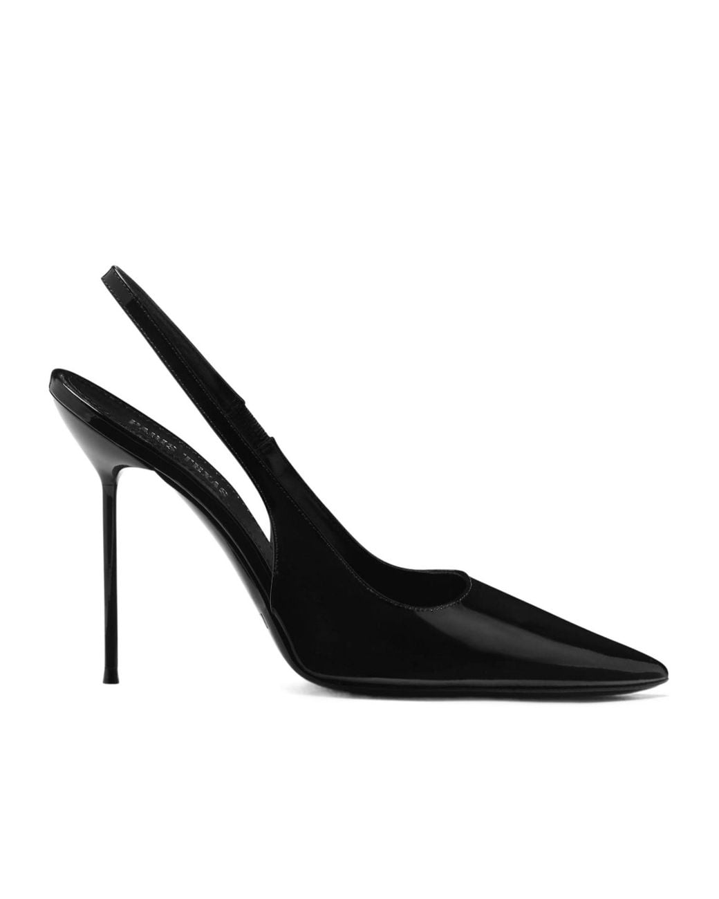 Paris Texas Black Lidia Slingback Pumps