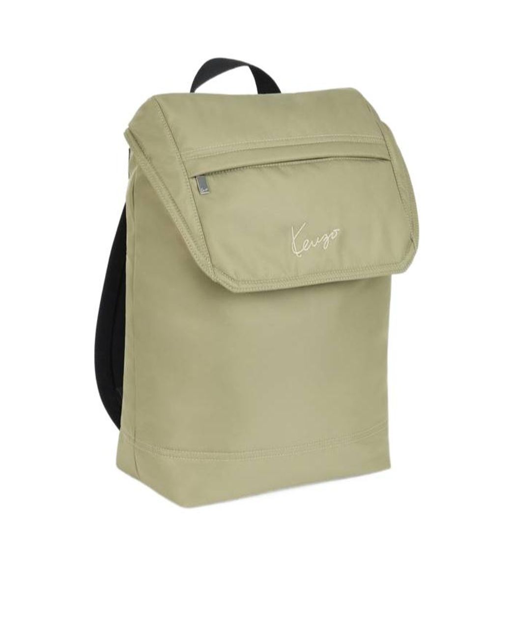 KENZO Green Signature Logo Embroidered Backpack for men