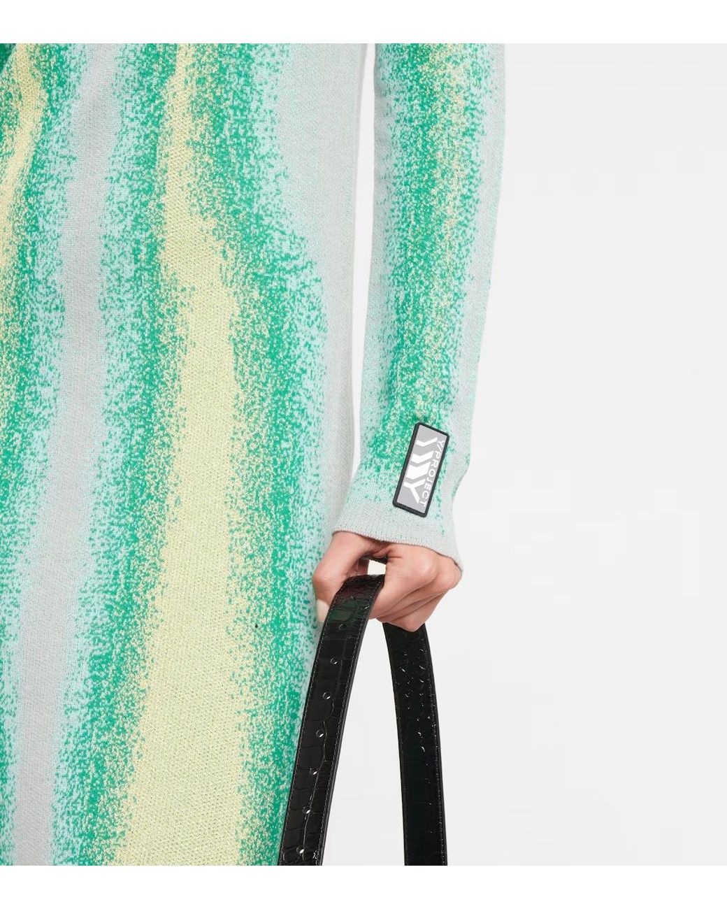 Y. Project Green Gradient Knit Dress