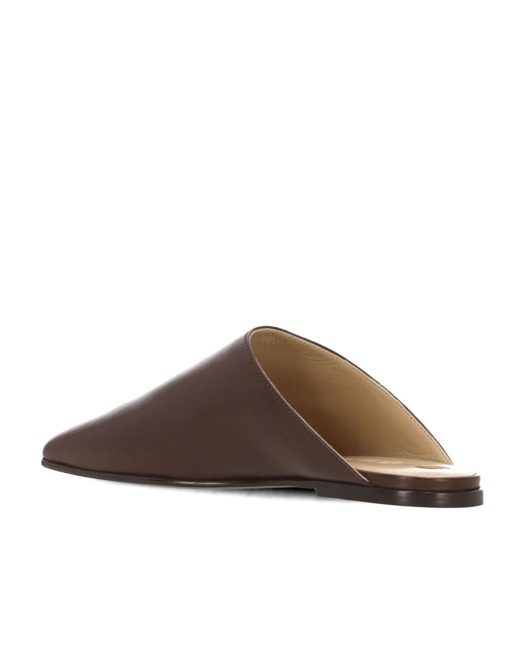 Loro Piana Brown Alba Flat Mules