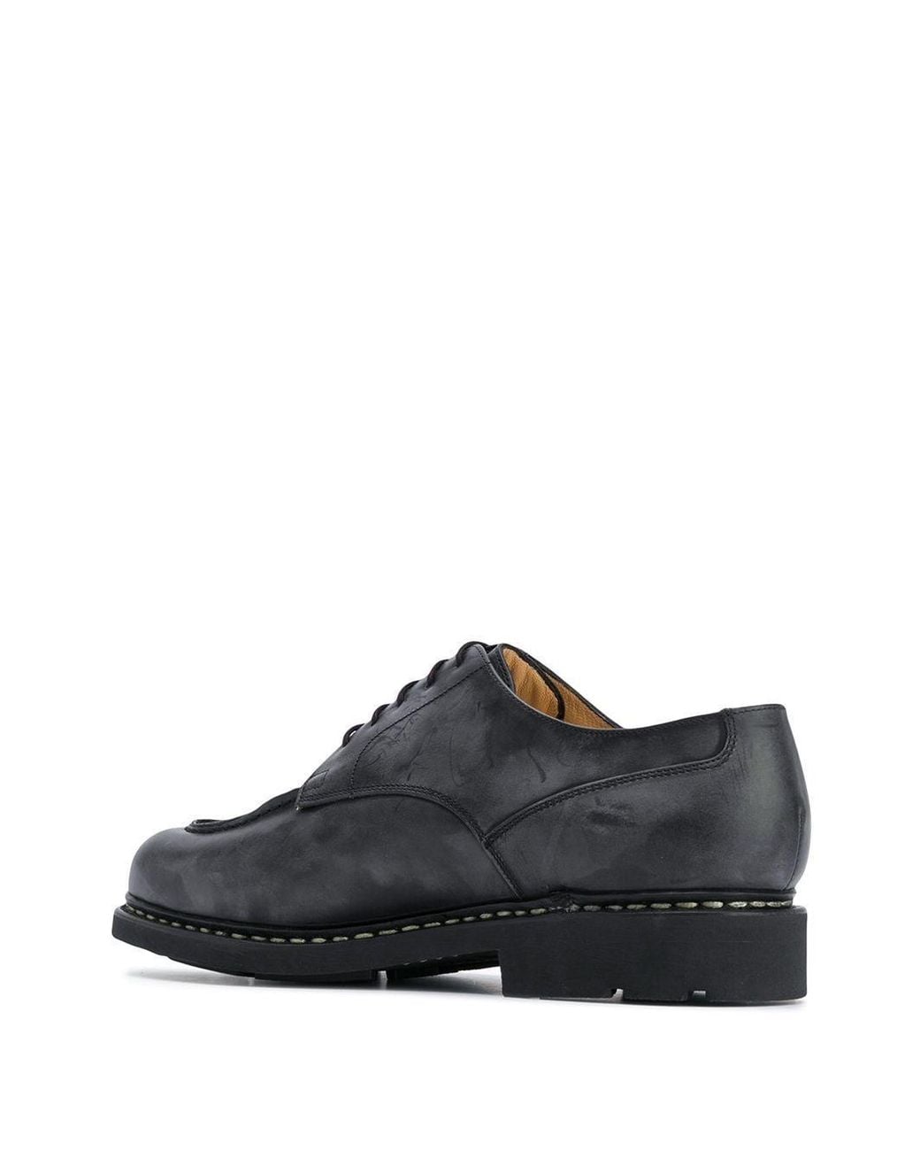 Paraboot Brown Chambord Derby Shoes for men