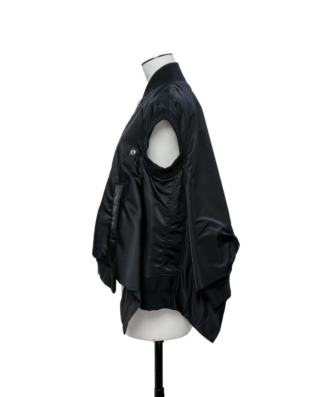 Sacai Blue Nylon Twill Vest