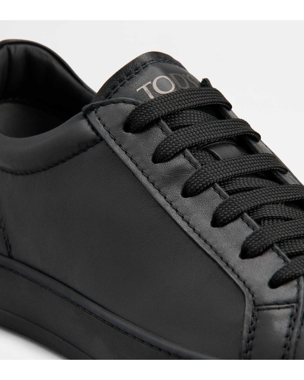 Tod's Black Allacciata Cassetta 04L Sneaker for men