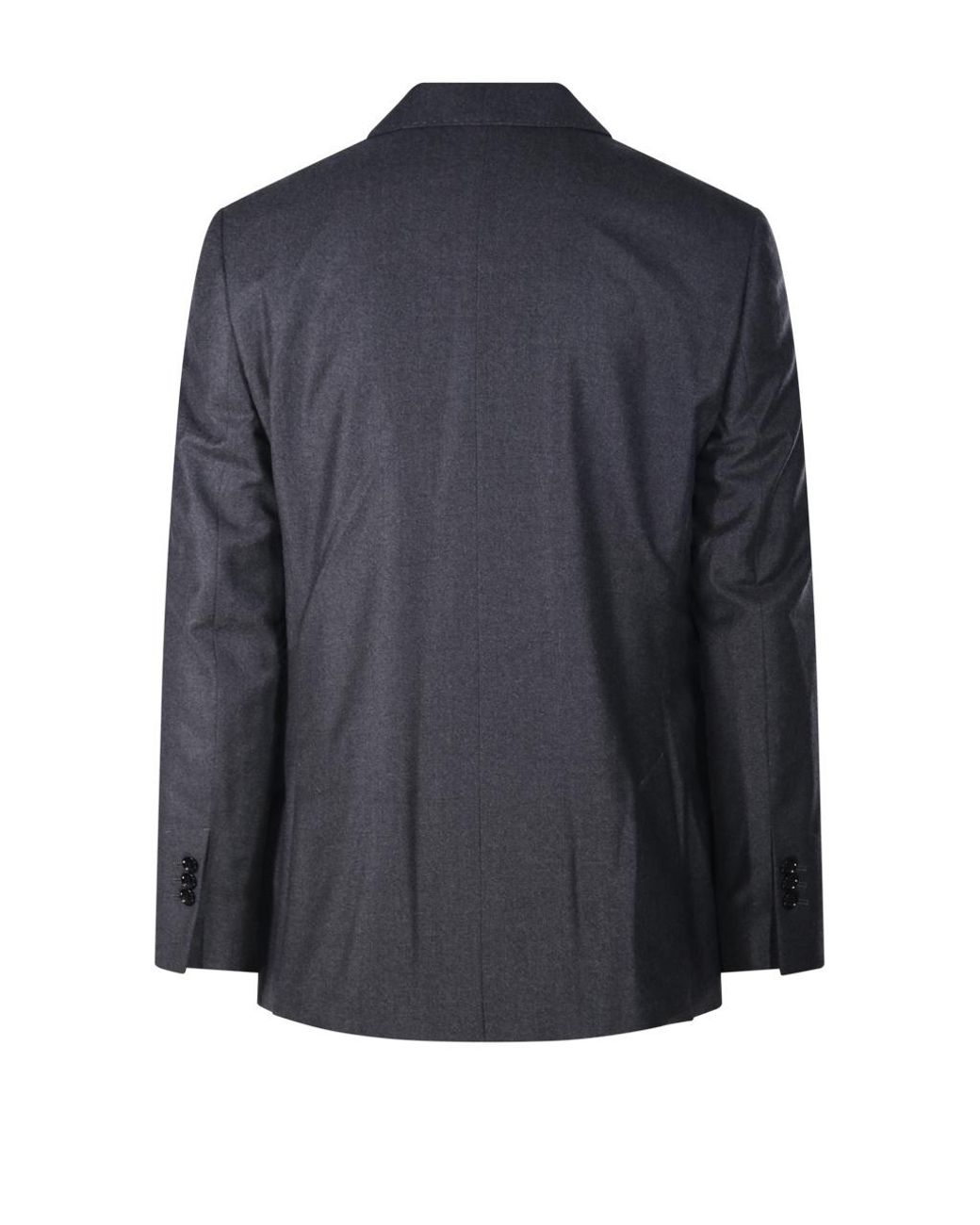 AMI Blue Single-Breasted Blazer for men