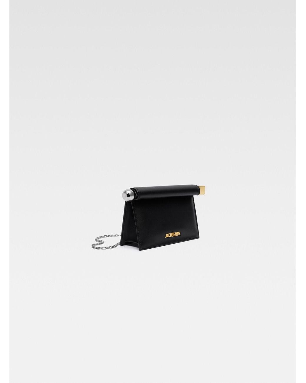 Jacquemus Black Rond Carré Small Clutch Bag