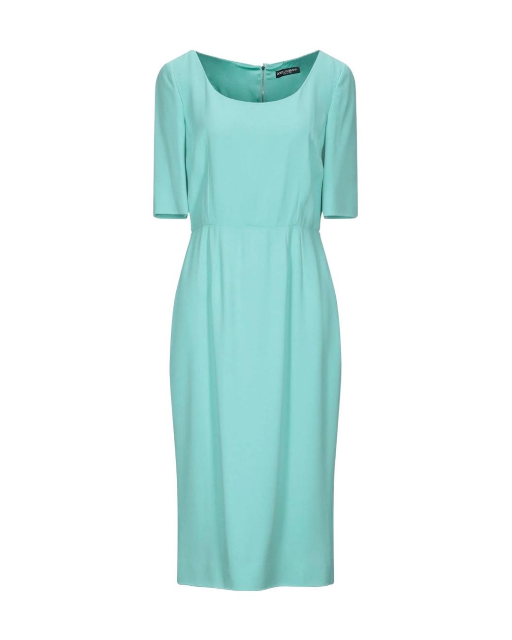 Dolce & Gabbana Green Minimalist Dress