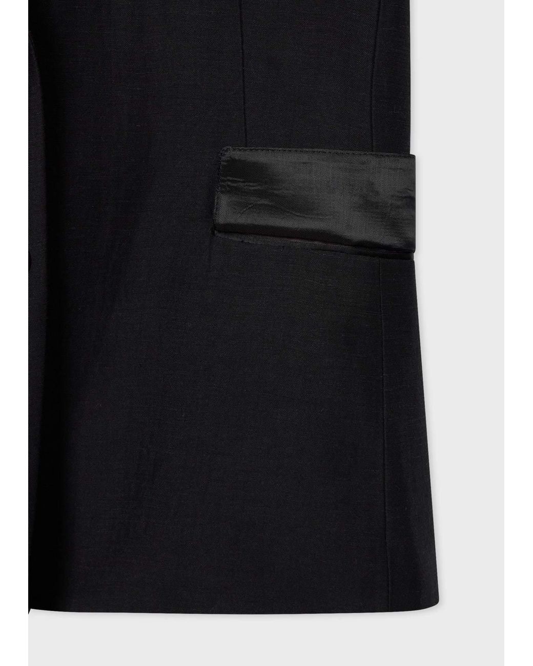 Paul Smith Black Ps Closed Lapels Vest