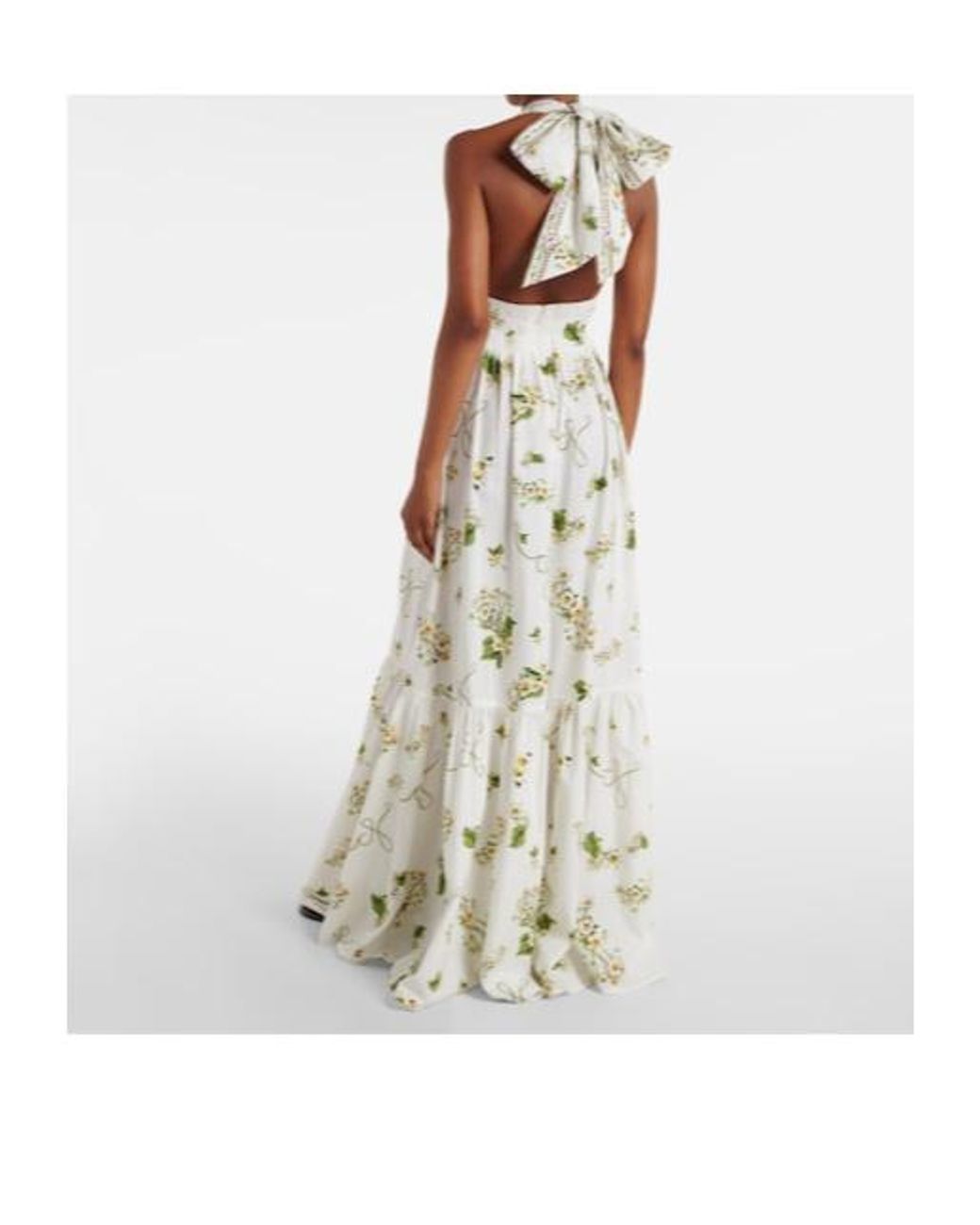 Camilla White Embellished Cotton Maxi Dress