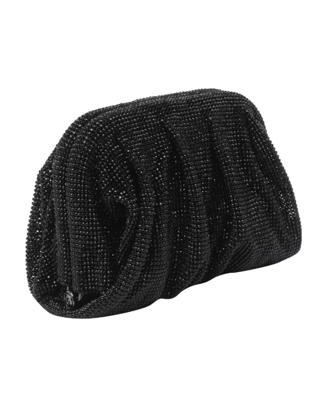 Benedetta Bruzziches Black Venus La Petite Embellished Clutch Bag