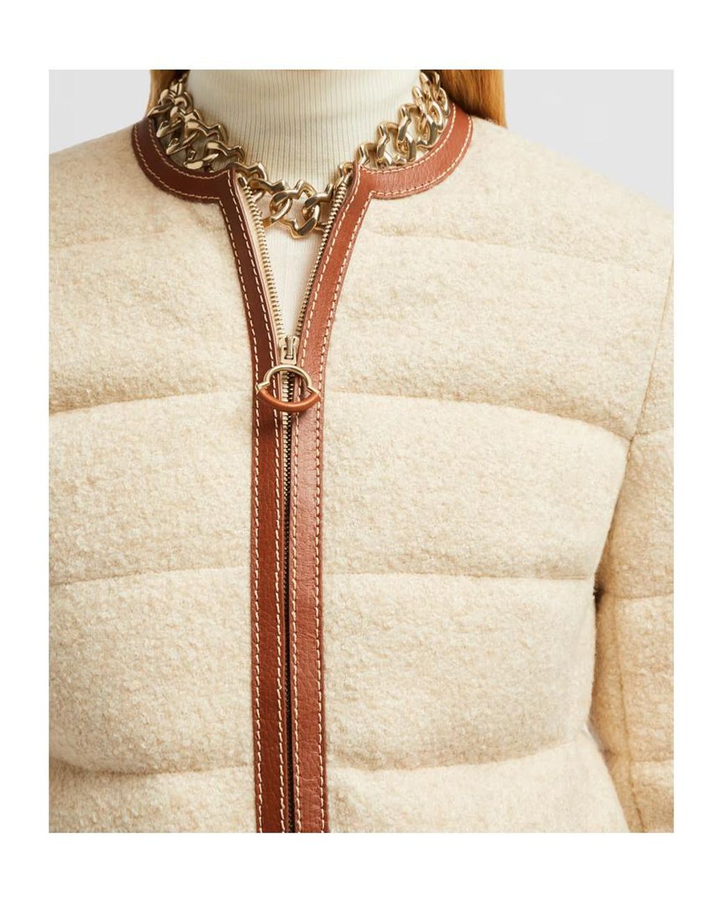 Moncler Natural Serinde Short Down Jacket