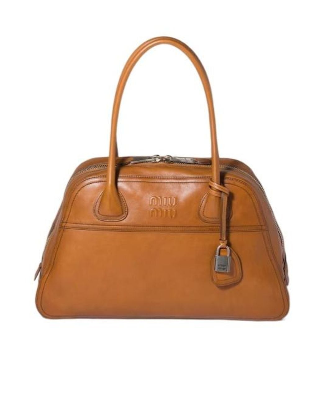 Miu Miu Brown Vivant Leather Bag