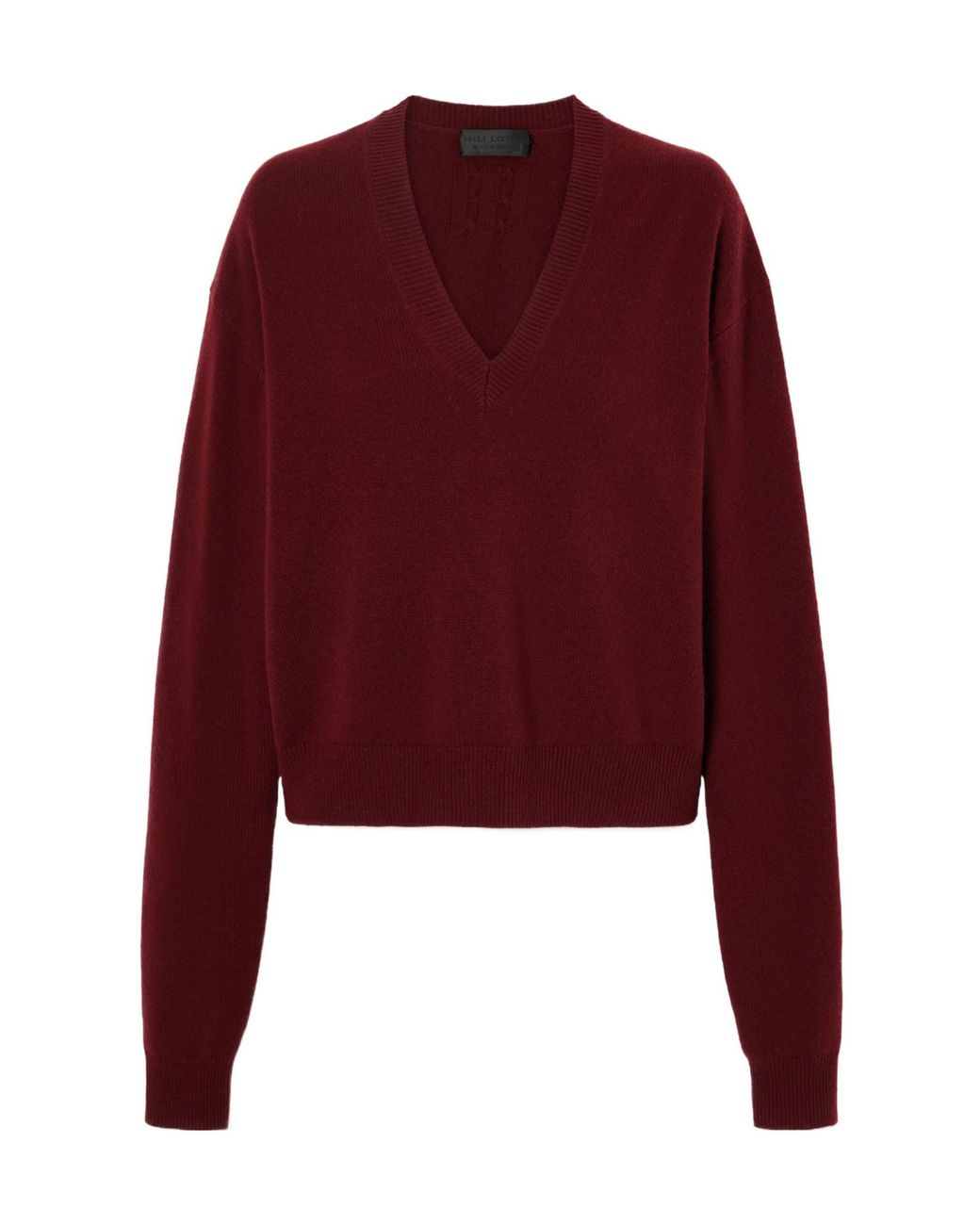 Nili Lotan Red Cashmere Sweater