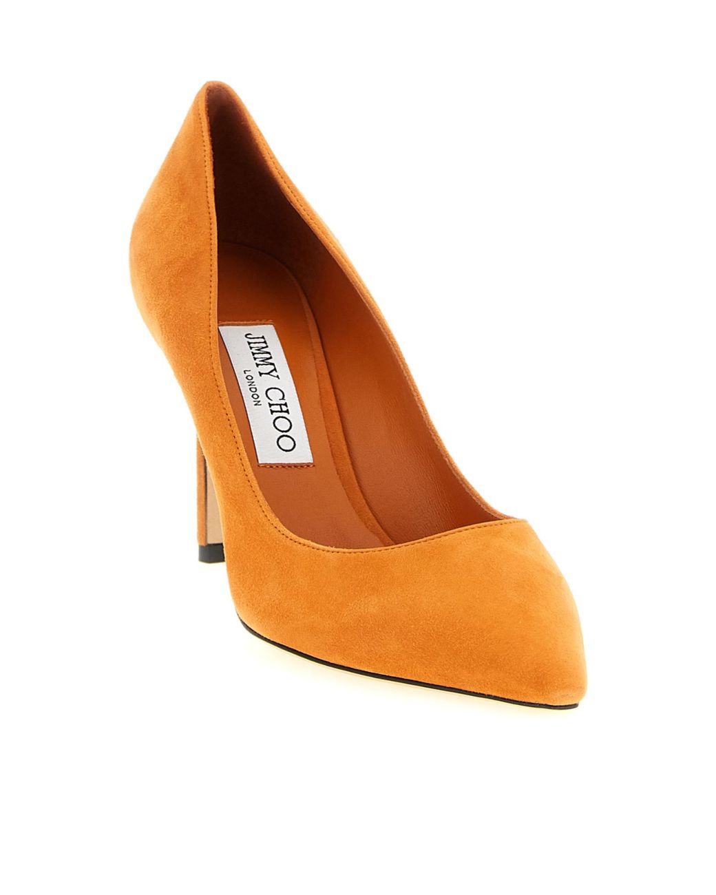Jimmy Choo Orange Romy Suede Pumps