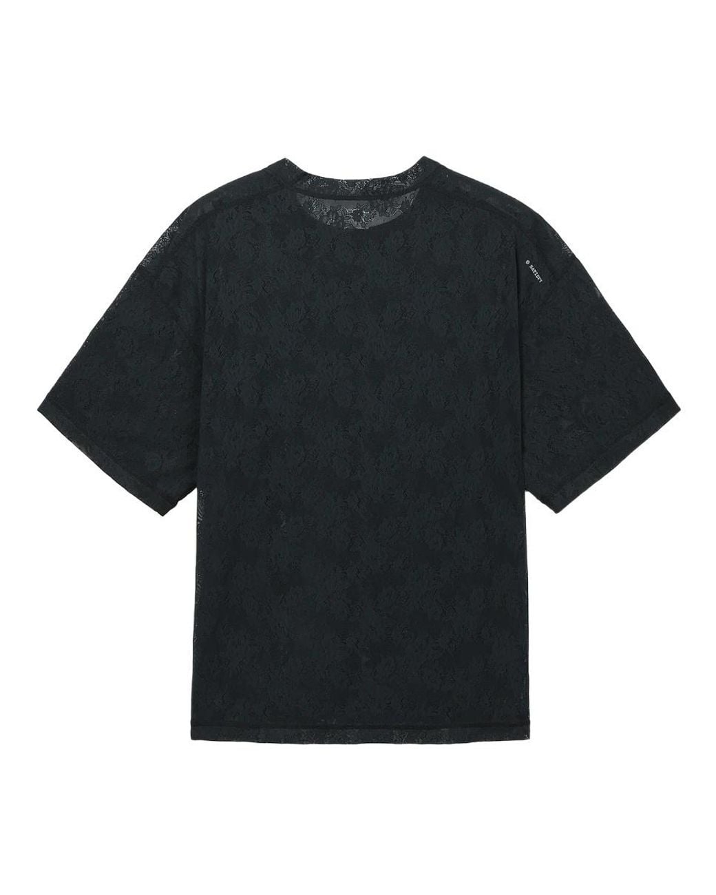 Satisfy Black Spacelace Sheer T-Shirt