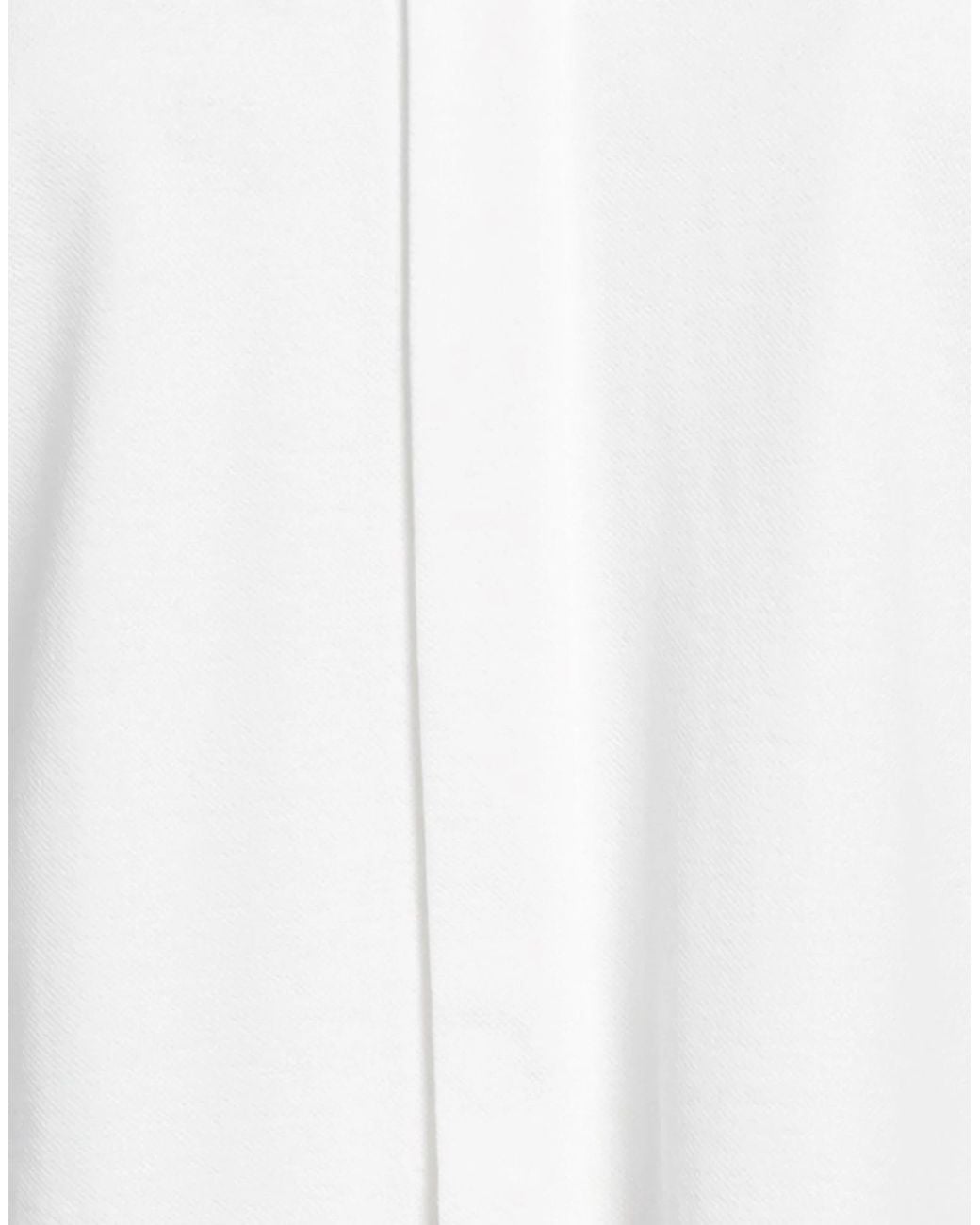 Max Mara White Solid-Color Long-Sleeved Shirt
