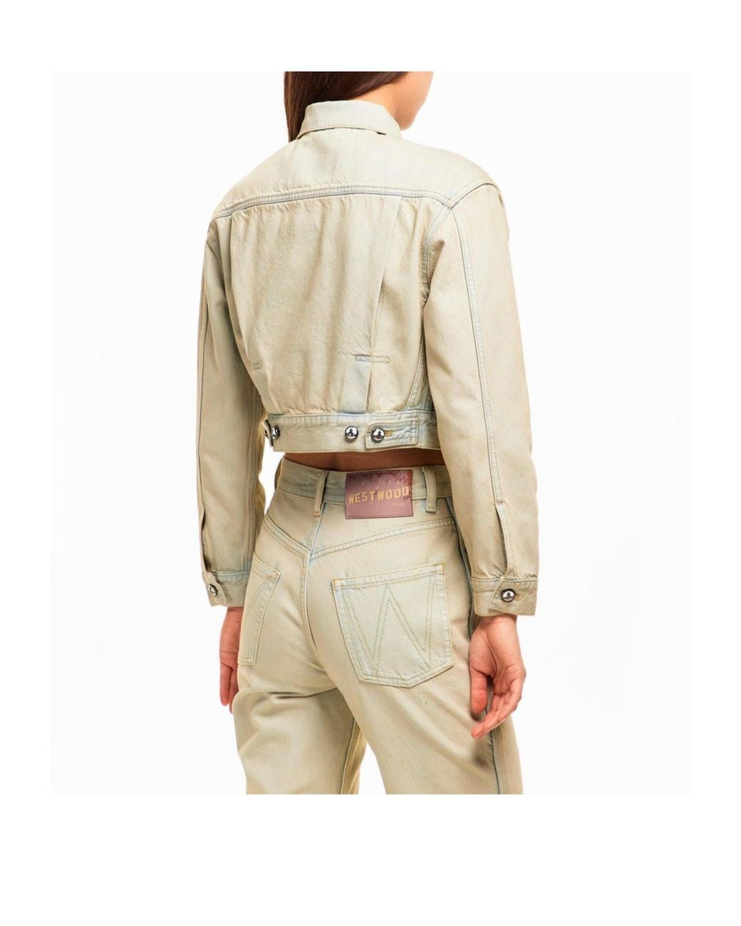 Vivienne Westwood Natural Simple And Versatile Denim Jacket