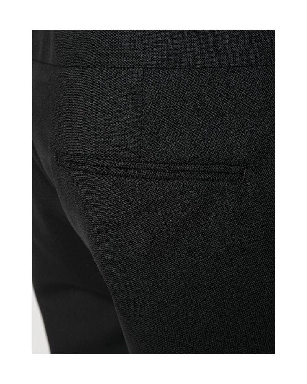 Maison Margiela Black Drawstring Tailored Trousers for men