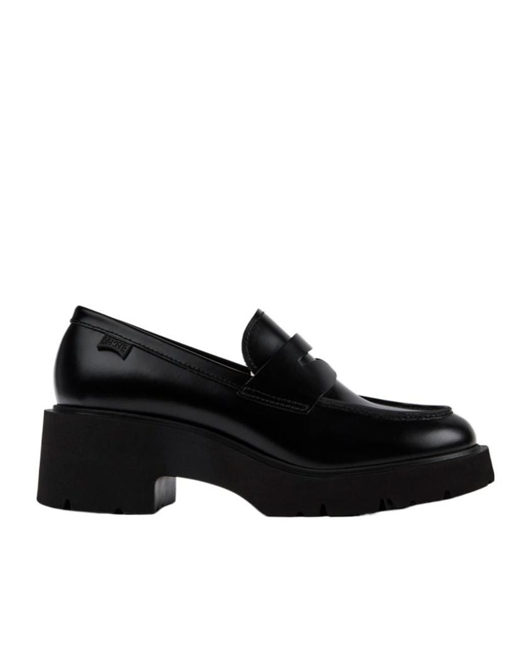 Camper Black Twins Loafers