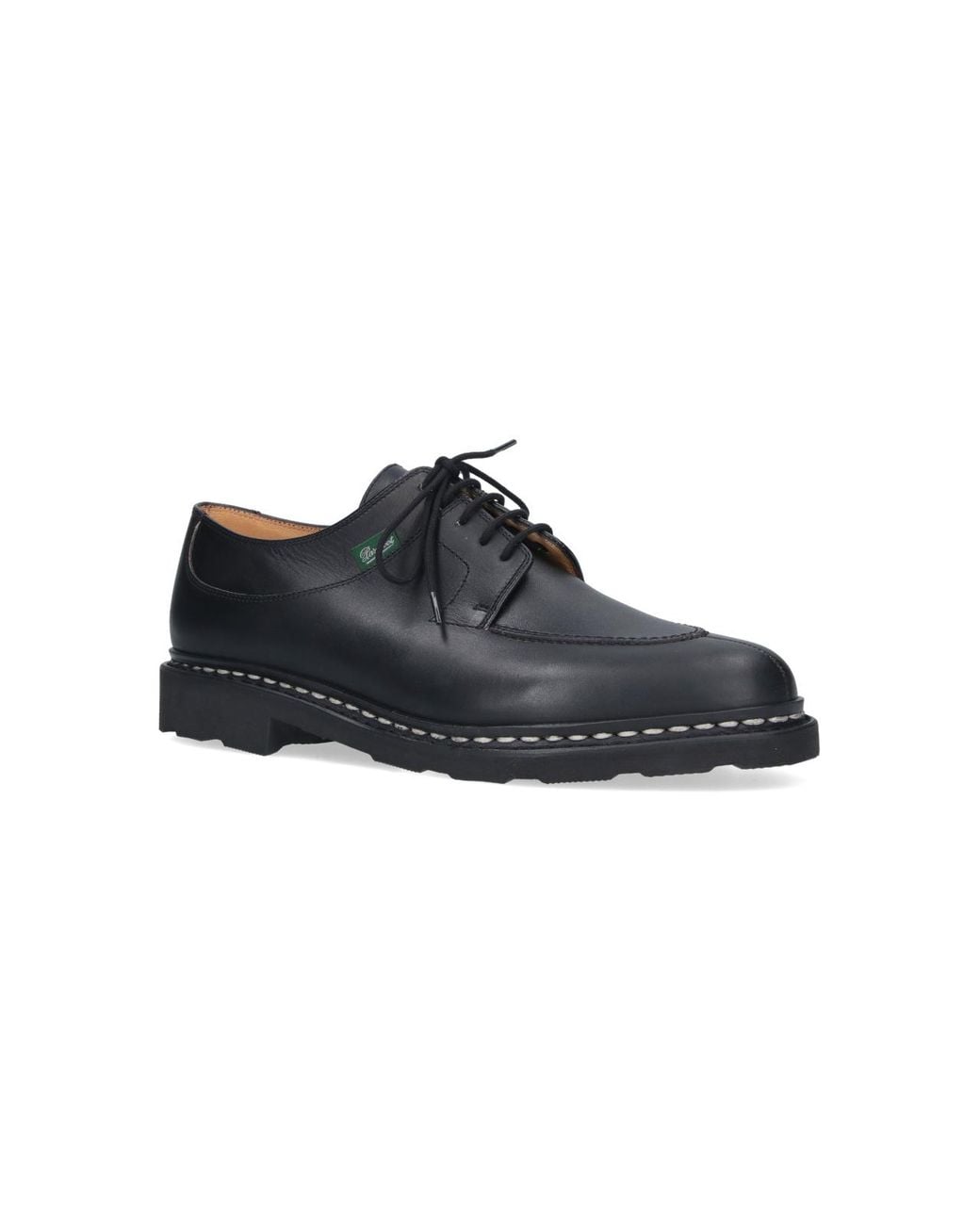 Paraboot Black Avignon Derby Shoes for men