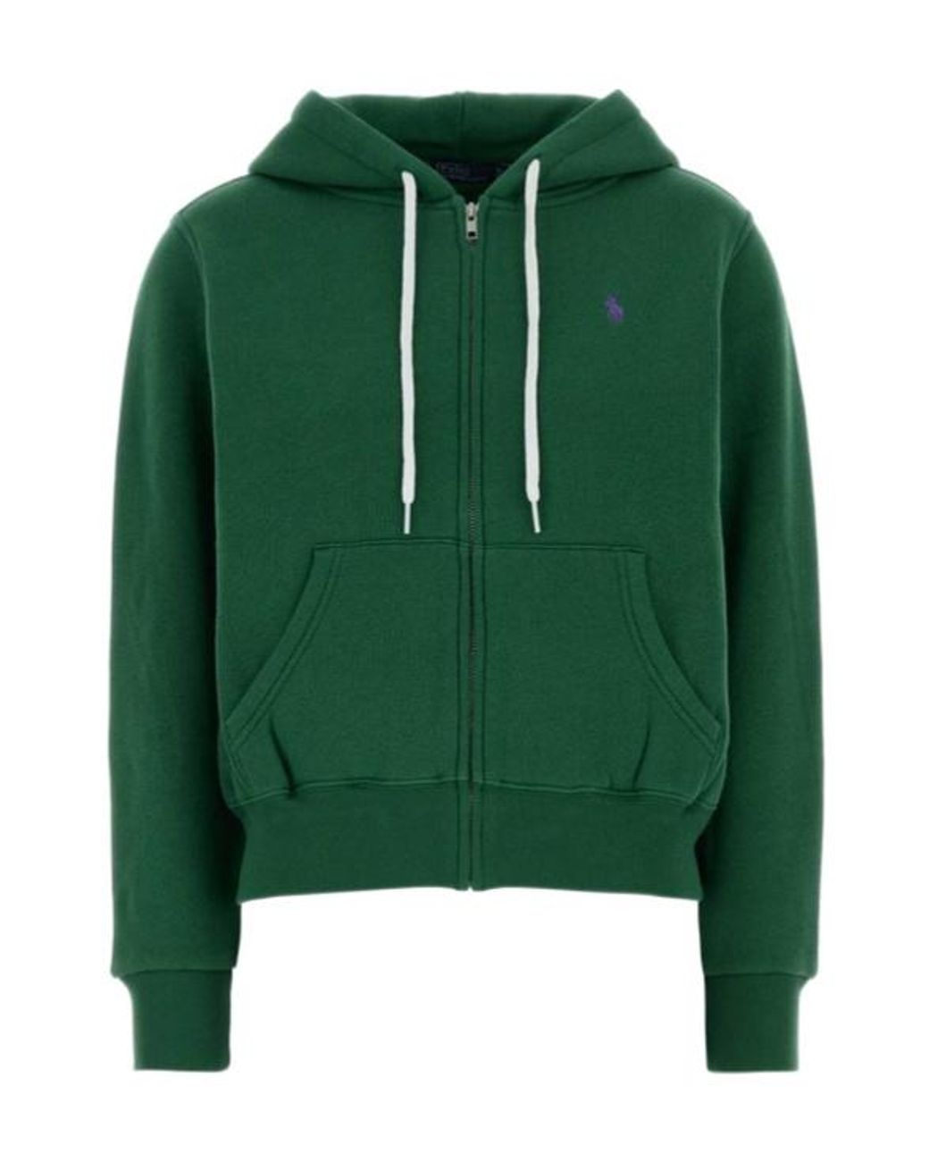 Polo Ralph Lauren Green Full Zip Knit Hoodie