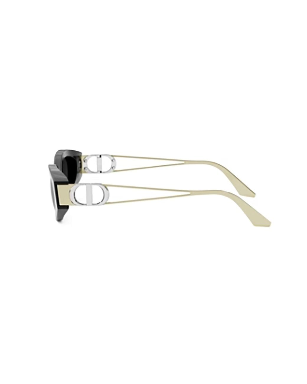 Dior White Eyewear 30Montaigne B6F Cat-Eye Sunglasses