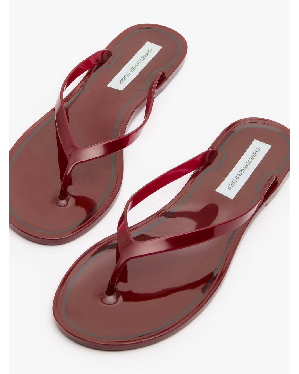 Christopher Esber Brown Jo Minimal Flip-Flops