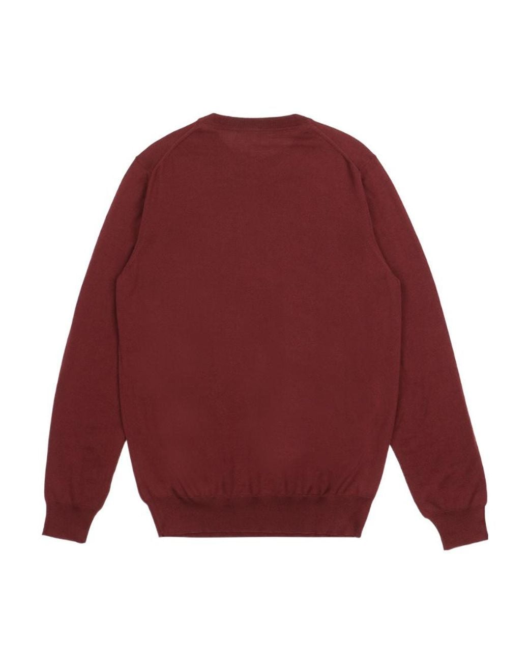 Ferragamo Red Crew Neck Knitted Sweater for men