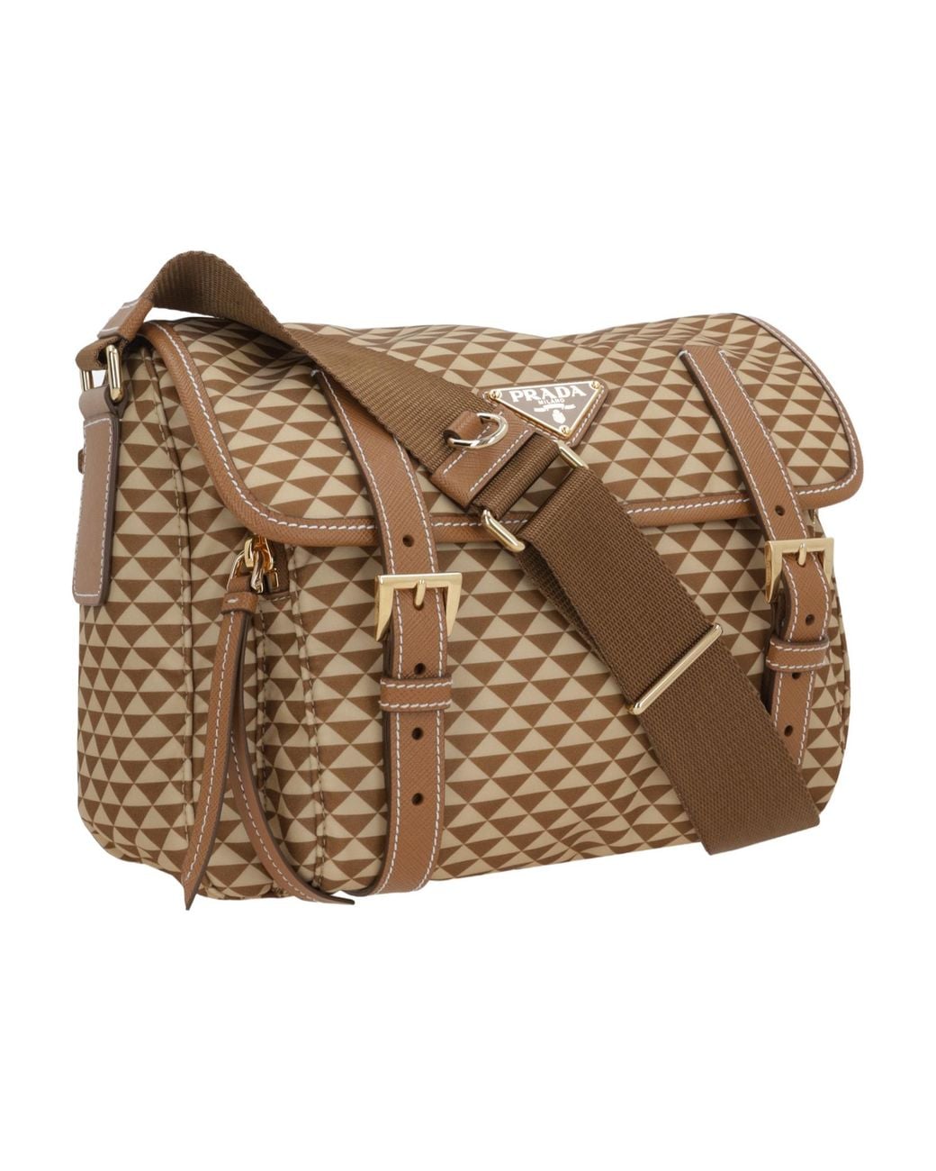 Prada Natural Re-Nylon Cross Body Bag