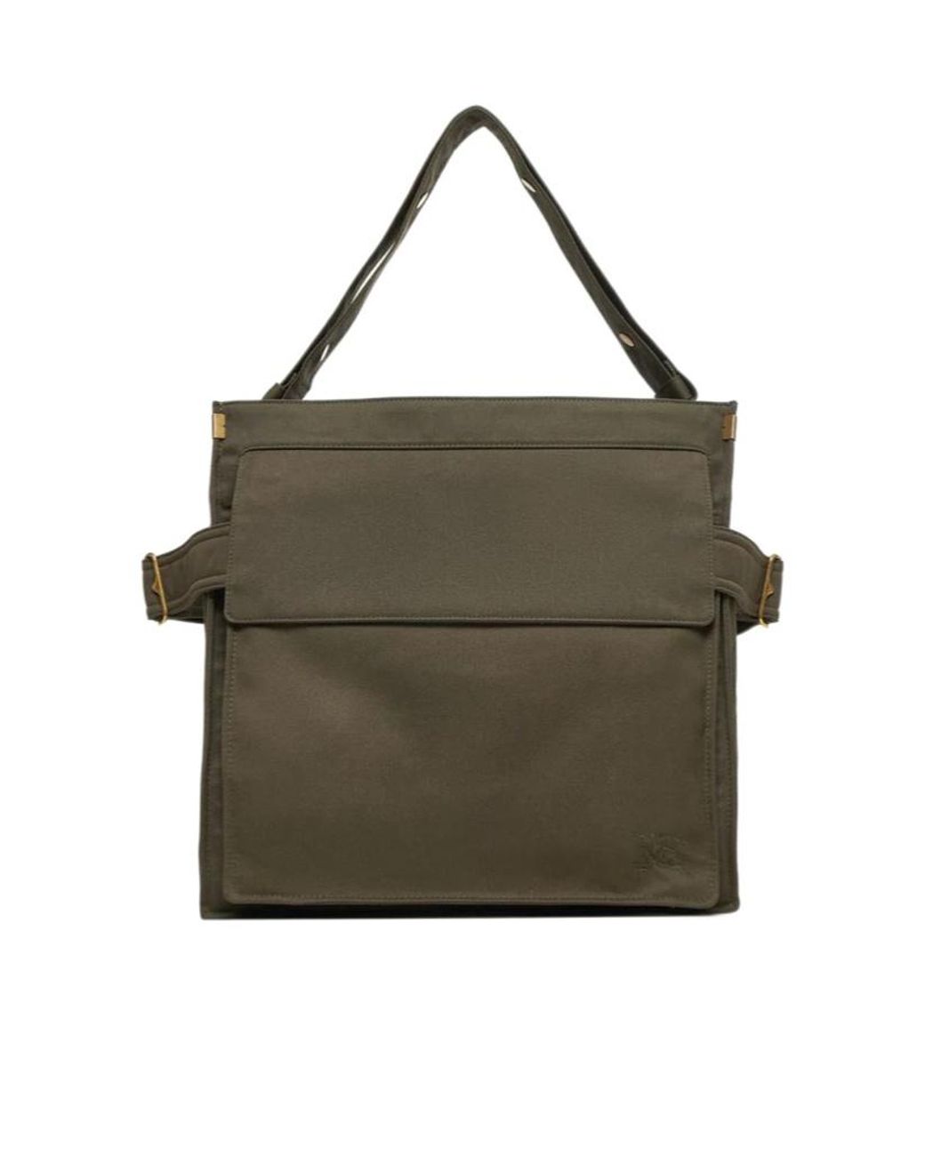 Burberry Green Foldover-Top Trench Shopper Bag for men